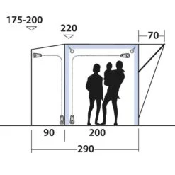 Outwell PARKVILLE 200SA - Busvorzelt -Freien Sportgeschäft 5638031663 m parkville 200sa outwell 24